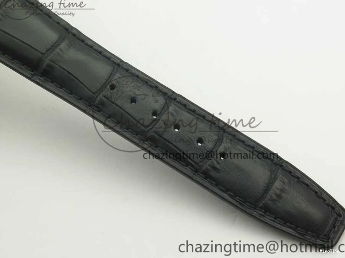 MIROTIME 0316 Portuguese Real PR Real Annual Calendar IW503502 ZF 1:1 Best Edition Blue Dial on Black Leather Strap A Breathable 7152